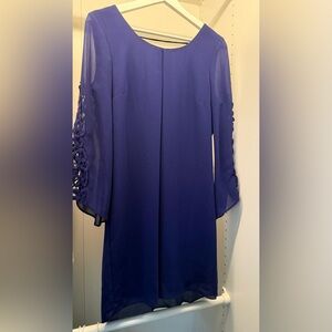 A. Byer Deep Blue Dress